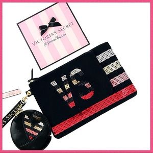 •Victoria’s Secret• Sequins Multi color bag trio
